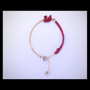 Krystal bling bling Red swan bracelet